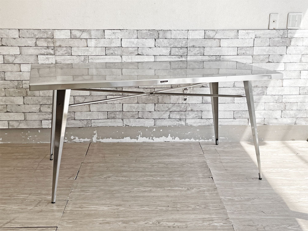 東谷 AZUMAYA ステンレス ダイニングテーブル STN-334 ワークテーブル 作業台 W151cm インダストリアルスタイル 定価￥94,600- 廃番 中古品 買い取りしました。