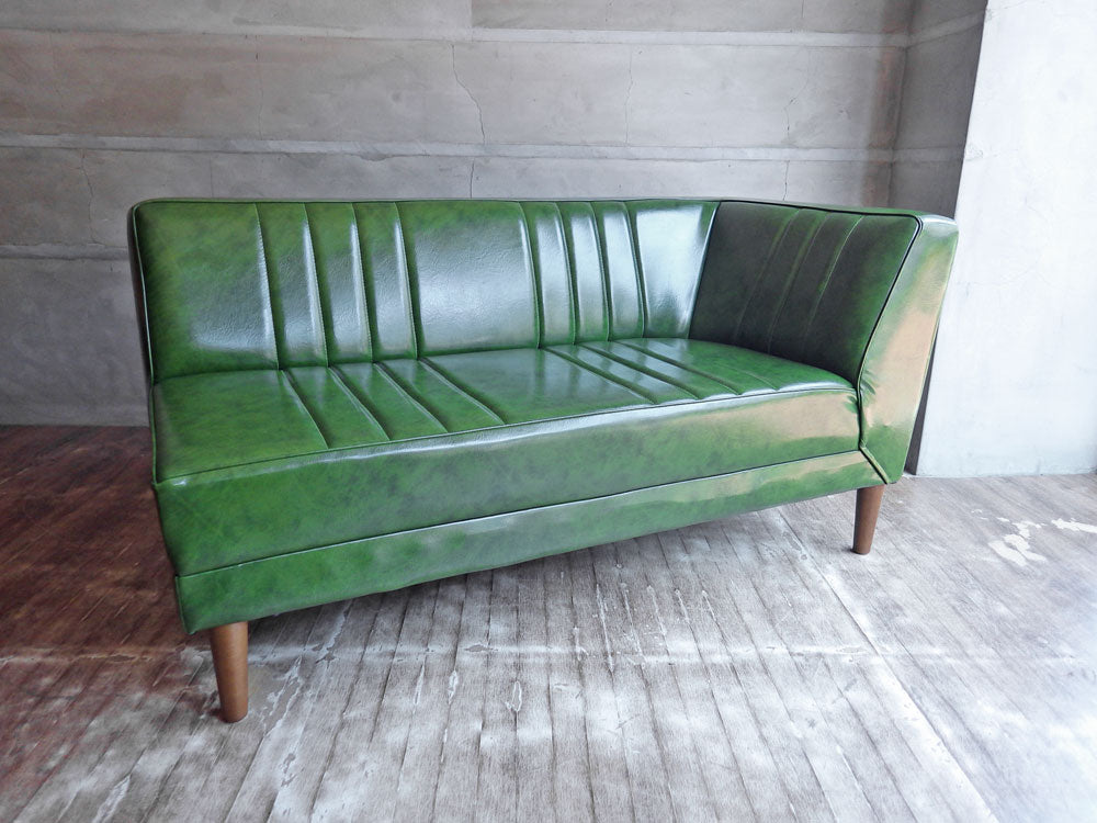 ニコアンド niko and ... クラシック ダイナー CLASSIC DINER カウチソファ COUCH SOFA L グリーン70 片アームソファ 中古品 買い取りしました。