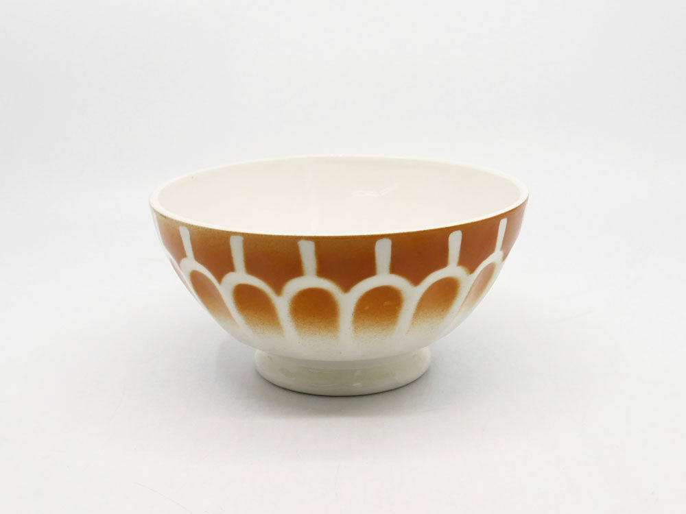 リュネヴィル Luneville カフェオレボウル スープボウル シリアルボウル Φ15.3cm ウロコ柄 フランスビンテージ  中古品 買い取りしました。
