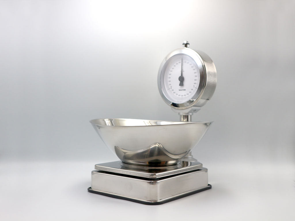 ソルター SALTER クラシック キッチンスケール 108モデル ステンレス 最大計量3kg イギリス 箱付 中古品  買い取りしました。