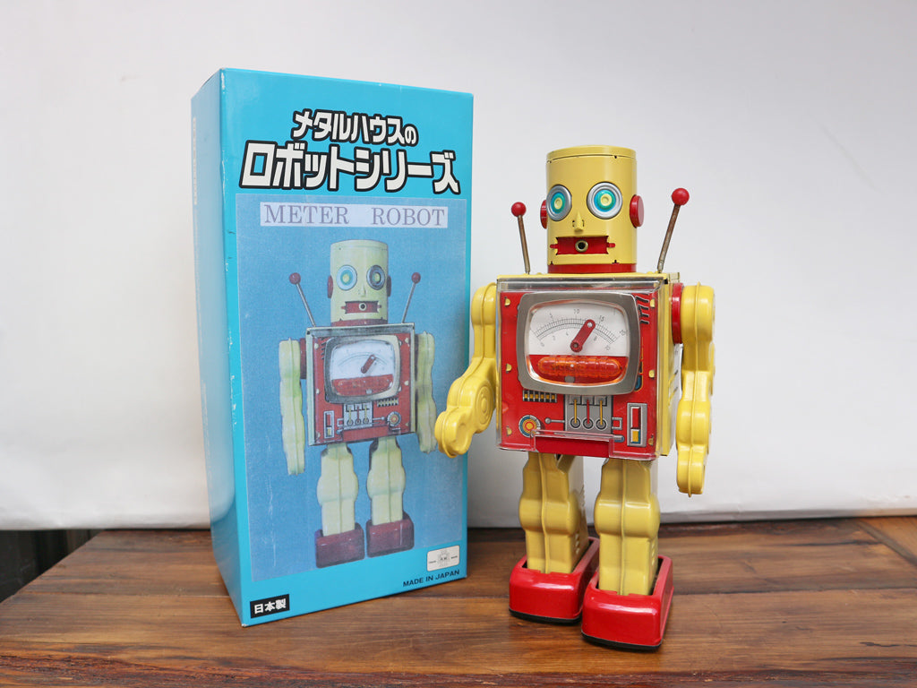 メタルハウスのロボットシリーズ METER ROBOT メーターロボット ブリキ 玩具 希少アイテム   買い取りしました。
