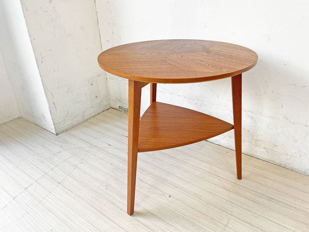 KUBUS MOBLER チーク材 サイドテーブル ホルガー・ジョージ・ジェンセン Holger Georg Jensen ビンテージ 北欧 デンマーク 中古品 買い取りしました。