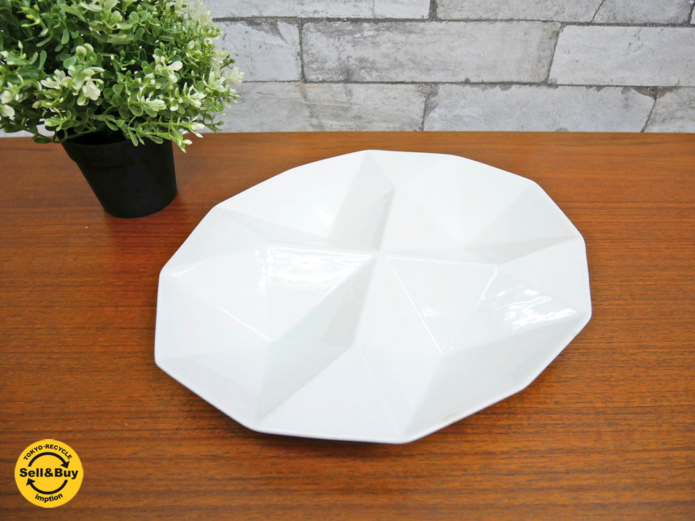 アラビア ARABIA KF2 HORS D'OEUVRE DISH オードブルディッシュ カイ・フランク KAJ FRANCK 12角形 ホワイト 中古品 買い取りしました。