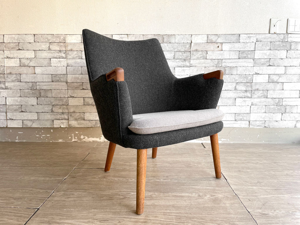AP Stolen AP-20 ミニベア チェア ハンス・J・ウェグナー デンマークビンテージ 北欧家具 Kvadrat Halingdal 生地張替 ウレタン&ウェ-ビング交換済 中古品 買い取りしました。