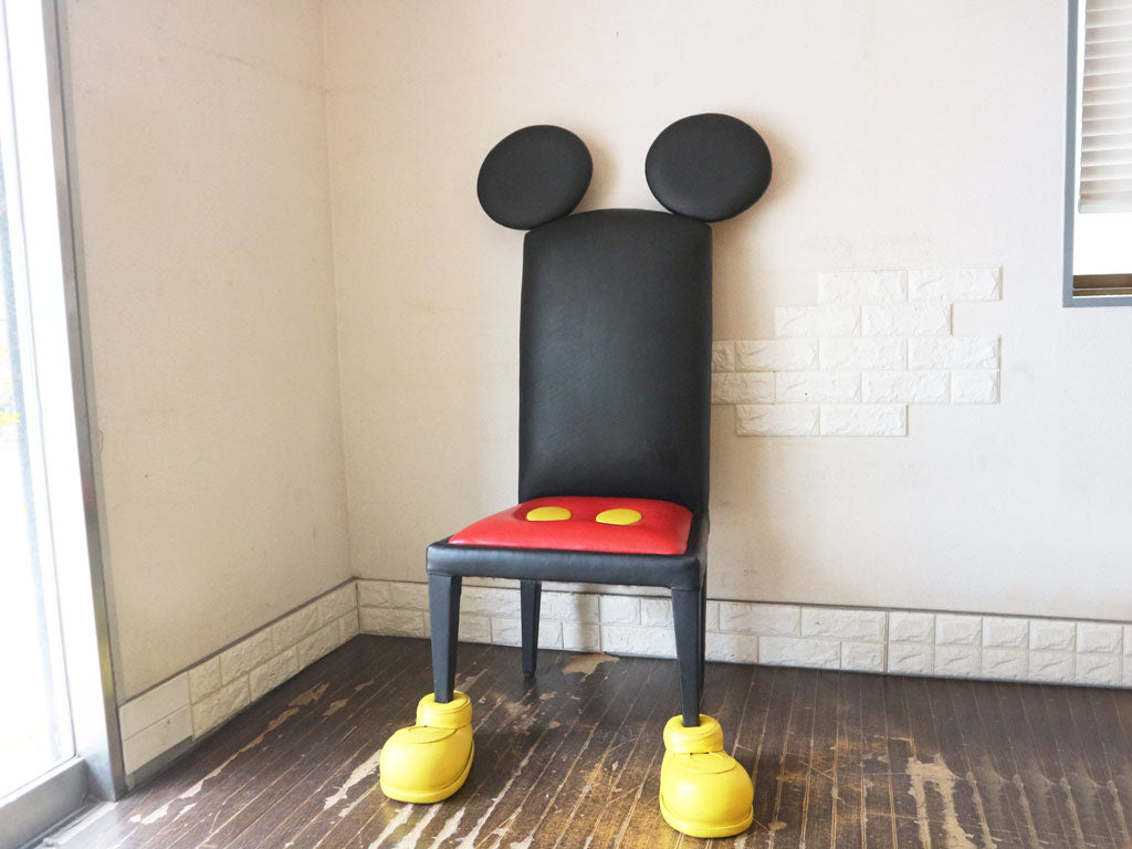 ウォルト・ディズニー The Walt Disney Company ミッキーマウス チェア 本革 フロリダ ディズニーランド  極希少品～本家・ディズニーワールドリゾートの世界。～