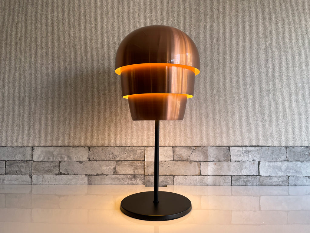 ボーコンセプト BoConcept パインコーン PINE CONE テーブルランプ メタル カッパー仕上げ ブラック フランゼン製 高さ62.5 モダンデザイン ￥69,000- 中古品 買い取りしました。