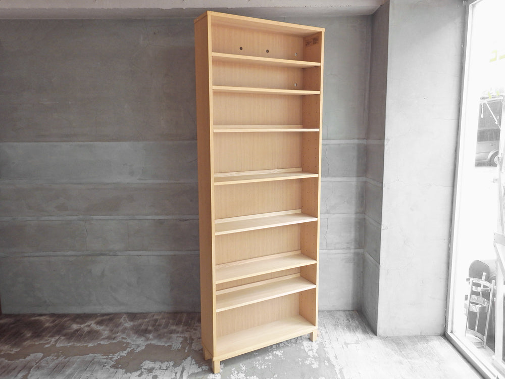 無印良品 MUJI オーク材 組み合わせて使える木製収納 高さ212cm 本棚 ブックシェルフ 中古品 買い取りしました。