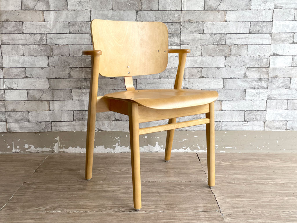 アルテック artek ドムスチェア Domus バーチ材 ハニーステイン イルマリ・タピオヴァーラ スタッキングチェア 北欧 フィンランド 未使用品 定価￥99,000- 中古品 買い取りしました。