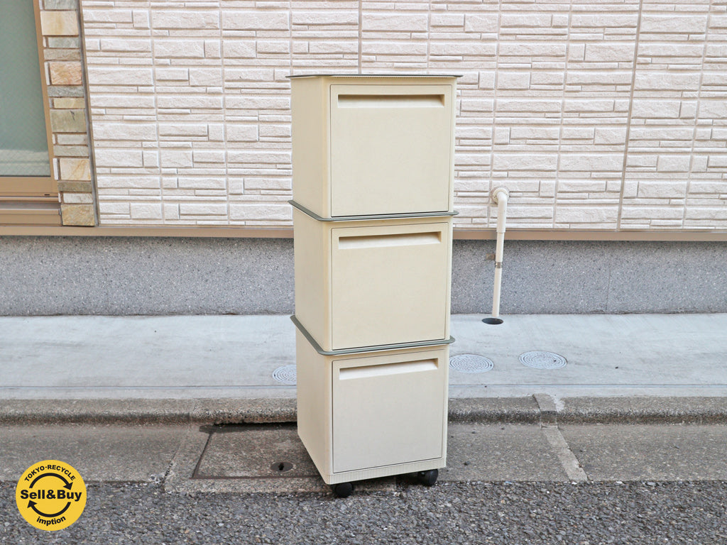 タッパーウェア Tupperware マルチオーガナイザー 小型収納 3段セット キャスター  買い取りしました。経堂店 出張買取もお任せ下さい。