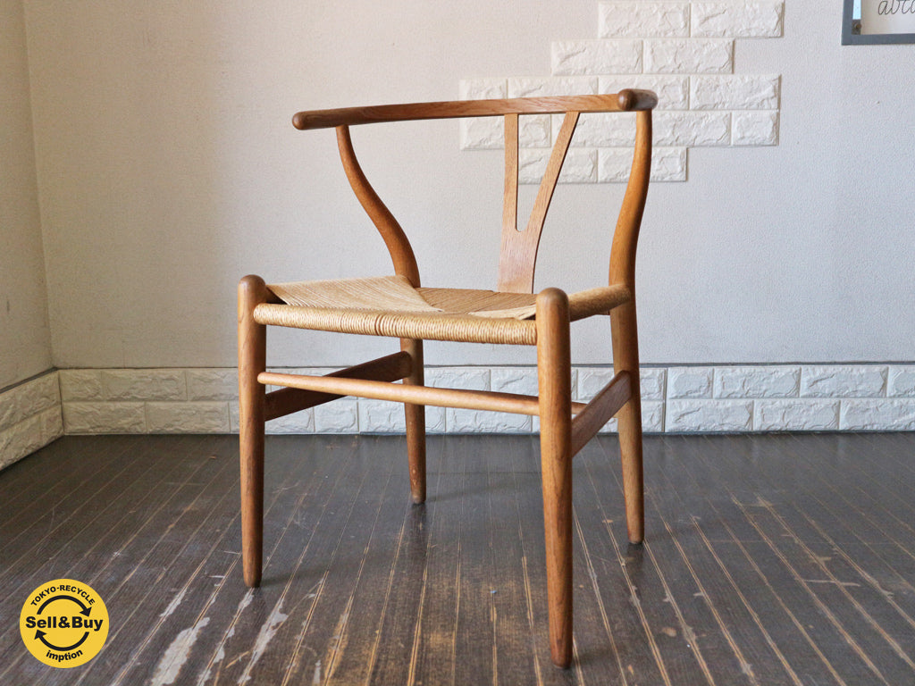 カールハンセン＆サン Carl Hansen & son Yチェア CH24 ハンス・J・ウェグナー Hans J. Wener オーク材 オイルフィニッシュ デンマーク 2脚  買い取りしました。経堂店 出張買取もお任せ下さい。