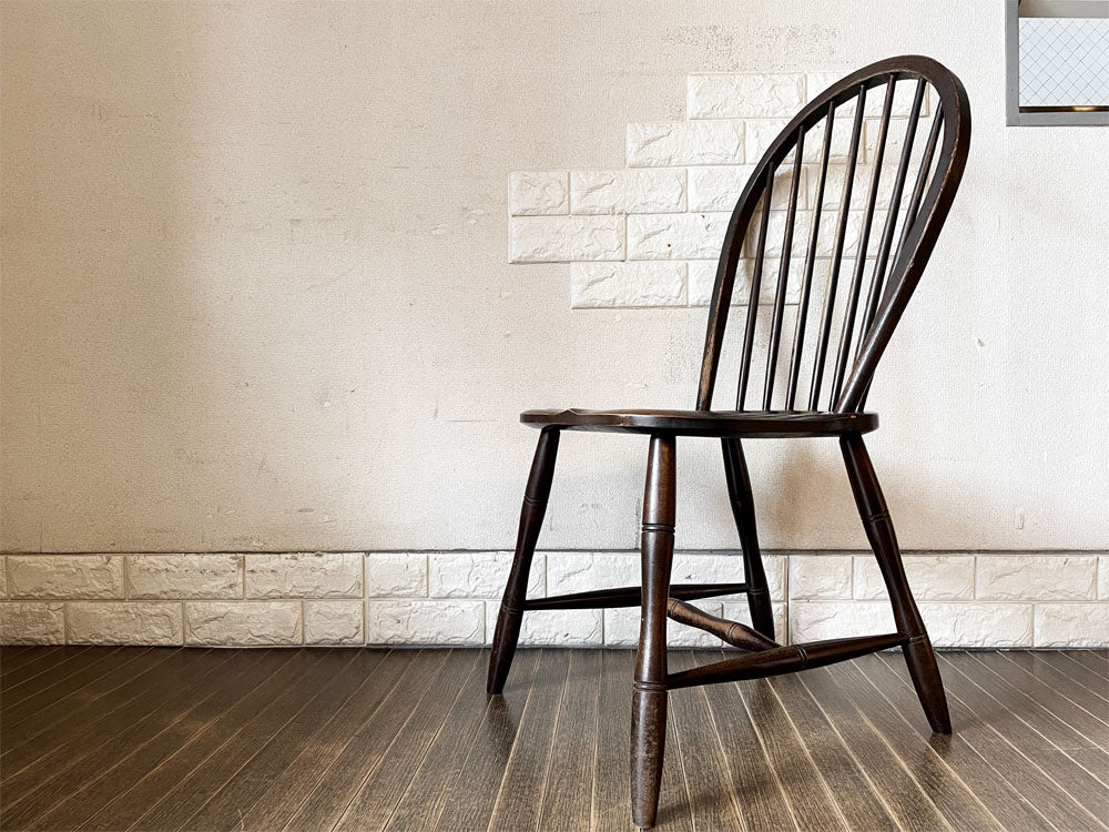 松本民芸家具 #72 リーチ型 ウィンザーチェア ダイニングチェア ミズメザクラ 刻印有 バーナード・リーチ 民藝 和モダン 定価￥97,900-  中古品  買い取りしました。