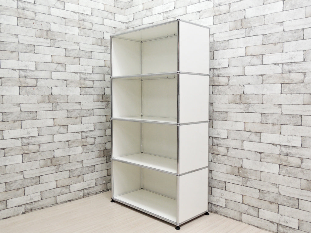 ユーエスエムハラー USM Haller モジュラーファニチャー Modular Furniture ハラーシステム 1×4 シェルフ ピュアホワイト   中古品 買い取りしました。