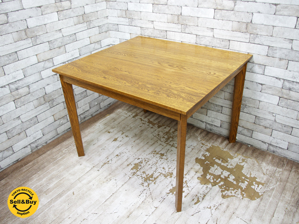スタンダードトレード STANDARD TRADE DNT03-C オーク無垢材 ダイニングテーブル W100cm セミオーダー品 中古品 買い取りしました。