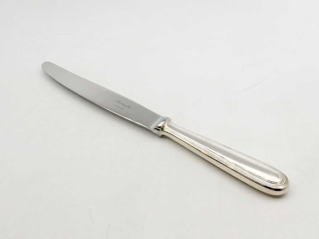 クリストフル Christofle パール PERLES テーブルナイフ シルバーコーティング 銀食器 カトラリー 中古品 買い取りしました。