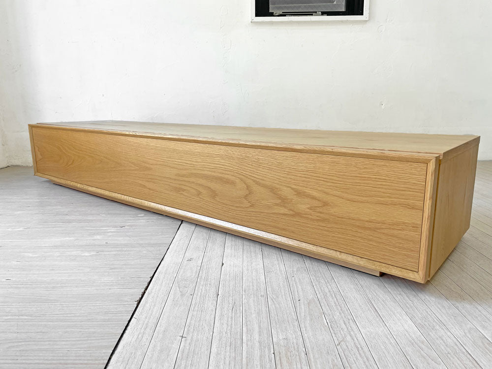 アクタス ACTUS ジョンリビング jonLiving リモ2 RIMO2 テレビボード ローボード AVボード オーク材 ナチュラル 北欧スタイル 定価 169,400- 中古品 買い取りしました。