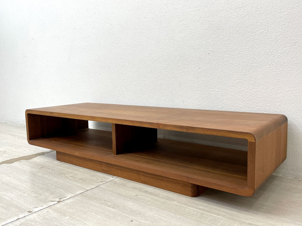 マスターウォール MASTERWAL チューブ TUBE AVボード テレビボード ウォールナット無垢材 W120 廃番 定価￥115,500- 中古品 買い取りしました。