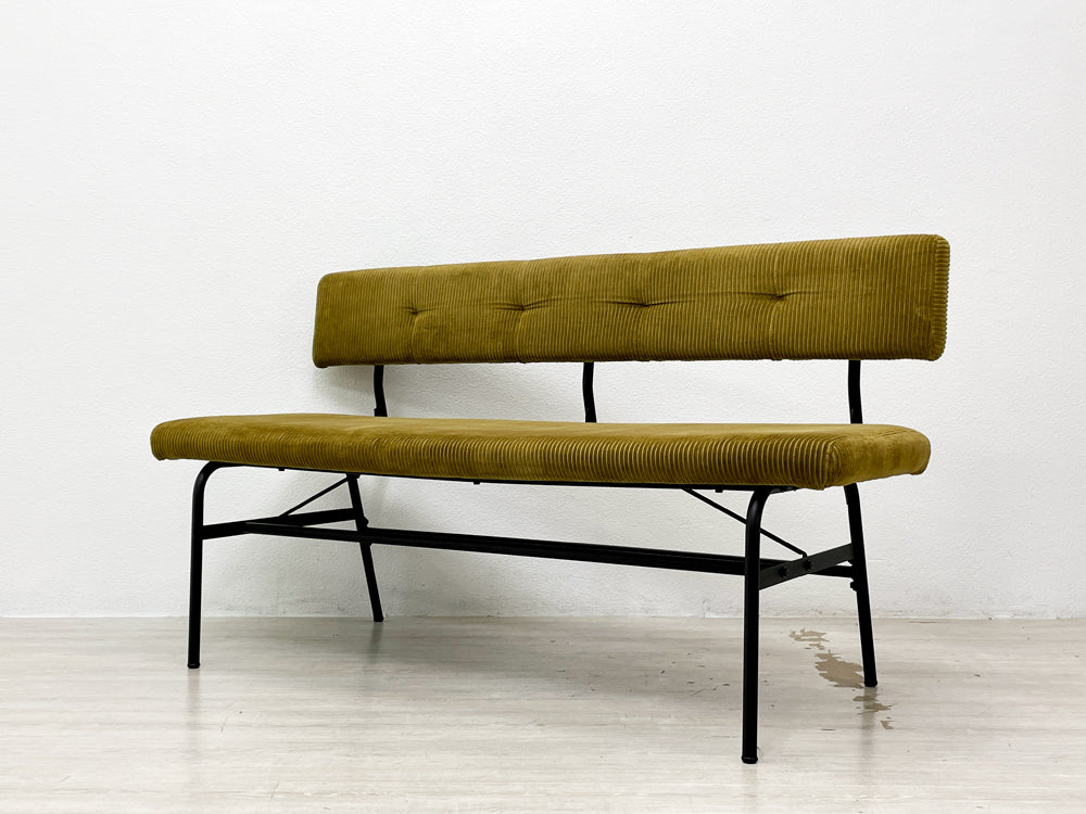 ジャーナルスタンダードファニチャー journal standard パクストン LDベンチ PAXTON LD BENCH ベンチバックレスト アンバー コーデュロイ ソファ 工業系 買い取りしました。