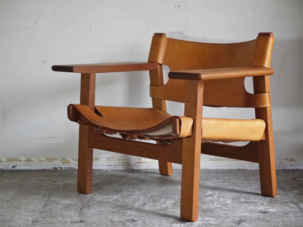 フレデリシア FREDERICIA スパニッシュチェア The Spanish Chair 2226 オーク材 ナチュラルレザー ボーエモーエンセン 北欧家具 中古品 買い取りしました。