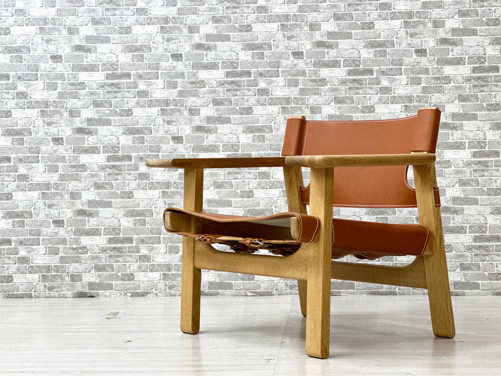 フレデリシア FREDERICIA スパニッシュチェア The Spanish Chair 2226 オーク無垢材 ボーエ・モーエンセン デンマーク 北欧家具 本革 牛革 レザー新品張替済 中古品 買い取りしました。