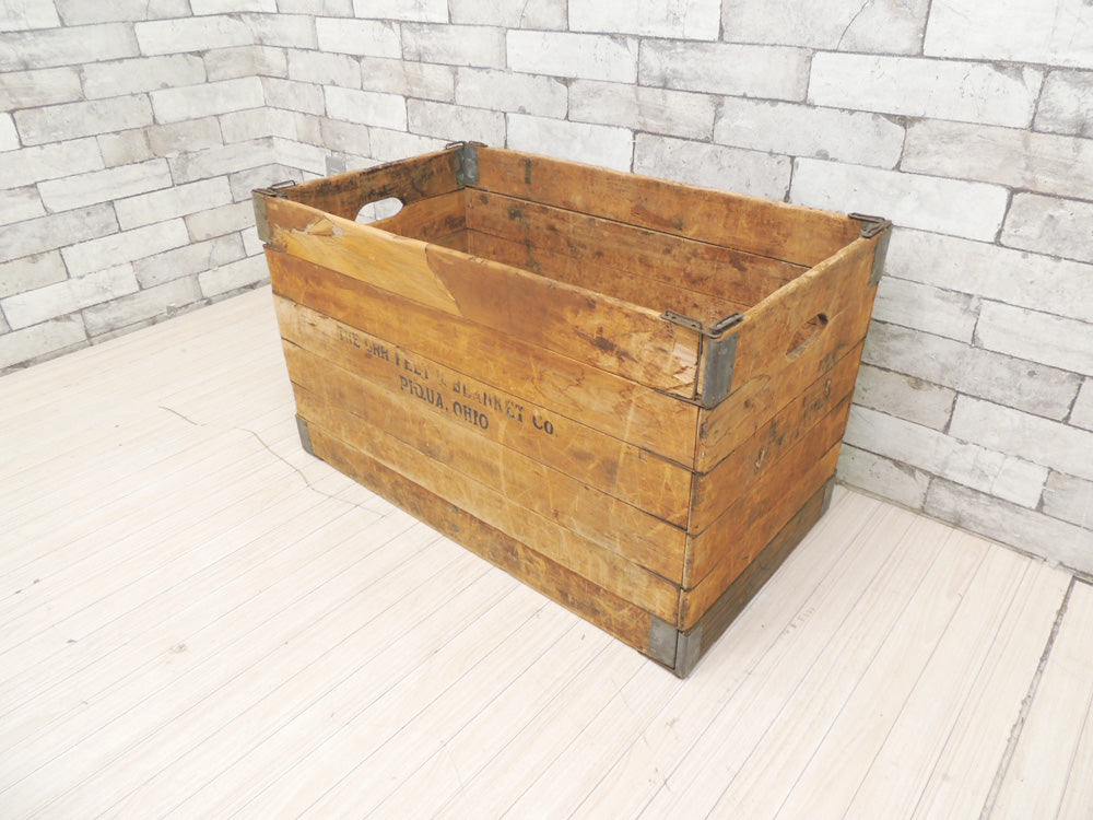 USビンテージ Vintage フォールディングボックス 折り畳みボックス HUBBARD FOLDING BOX Co 木製 40s アメリカ  中古品 買い取りしました。