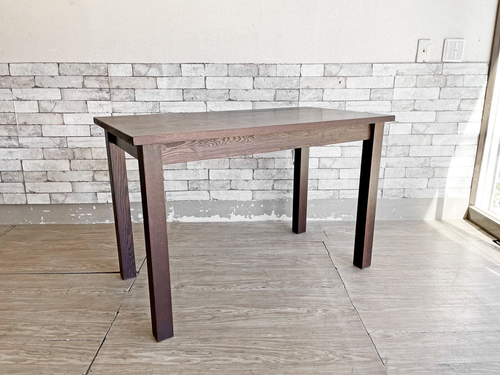 増井林業 デスク ワークテーブル 無垢集成材 ダークブラウン W110cm 中古品 買い取りしました。