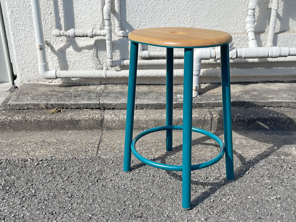 ディビジョントゥエルブ Division Twelve デッキスツール Dek Stool ターコイズブルー Geof Lilge 参考定価 約42,000円 中古品 買い取りしました。