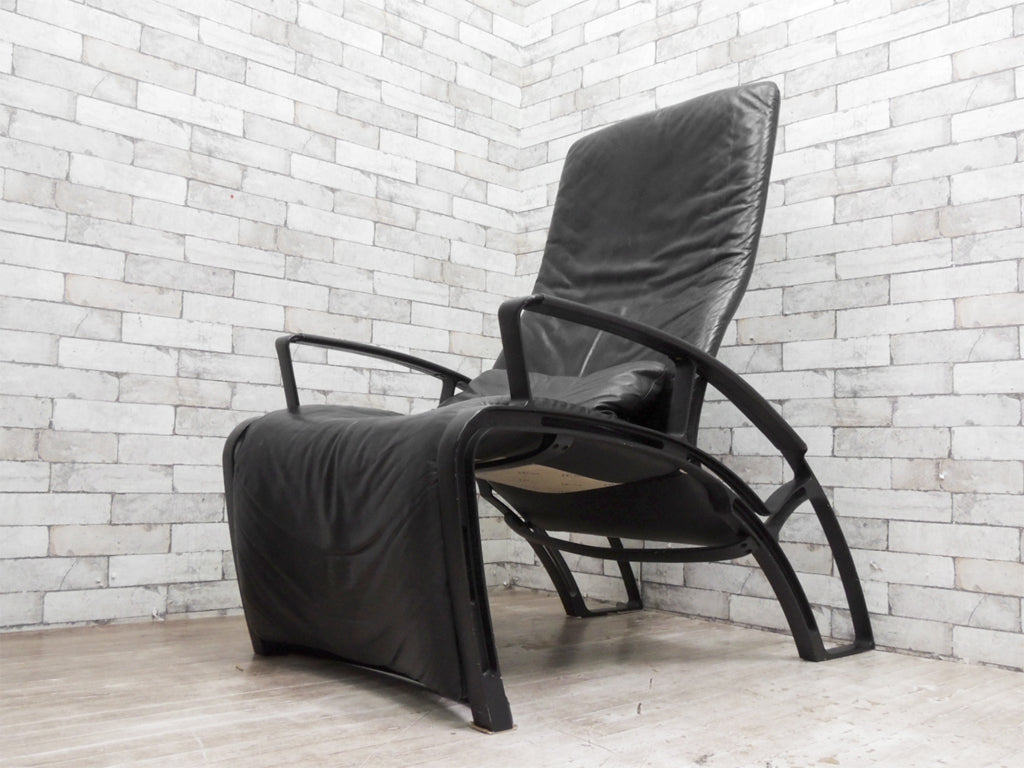 Interprofil フェルナンドA.ポルシェ Ferdinand A. Porsche IP 84S ラウンジチェア Lounge chair 本革 80sビンテージ   中古品 買い取りしました。