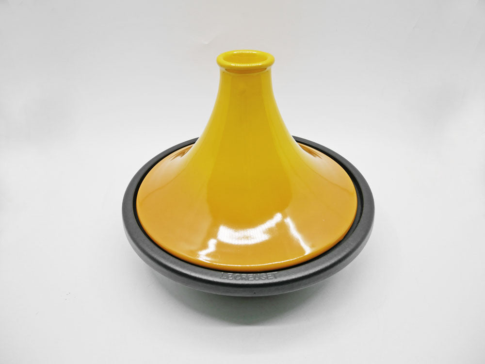 ルクルーゼ LE CREUSET タジン鍋 27cm ディジョンイエロー 鋳物 フランス 廃番品 中古品 買い取りしました。