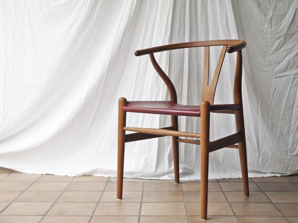カールハンセン＆サン Carl Hansen & Son CH24 Yチェア ウォールナット材 オイルフィニッシュ ゴートレザー レッド ハンス・J・ウェグナー 2019年限定 希少 中古品 買い取りしました。