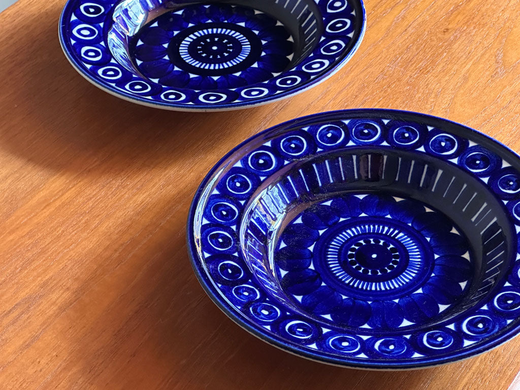 アラビア ARABIA バレンシア Valencia  スーププレート 23.5cm ウラ・プロコッペ フィンランド ビンテージ 北欧食器 箱入り 2枚SET  買い取りしました。