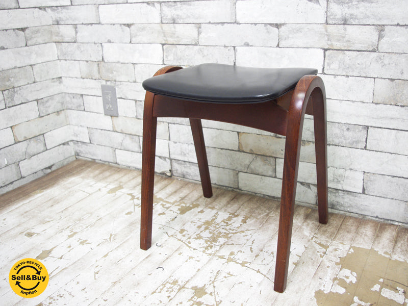 秋田木工 Akimoku スツール No.202 剣持勇 スタッキングスツール ビンテージ 中古品 買い取りしました。