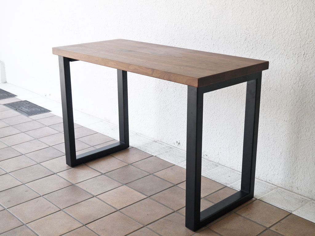 アクタス ACTUS FJデスク テーブル ウォールナット材 ウレタン塗装 ラバーウッド ブラック マット塗装 W110cm 中古品 買い取りしました。