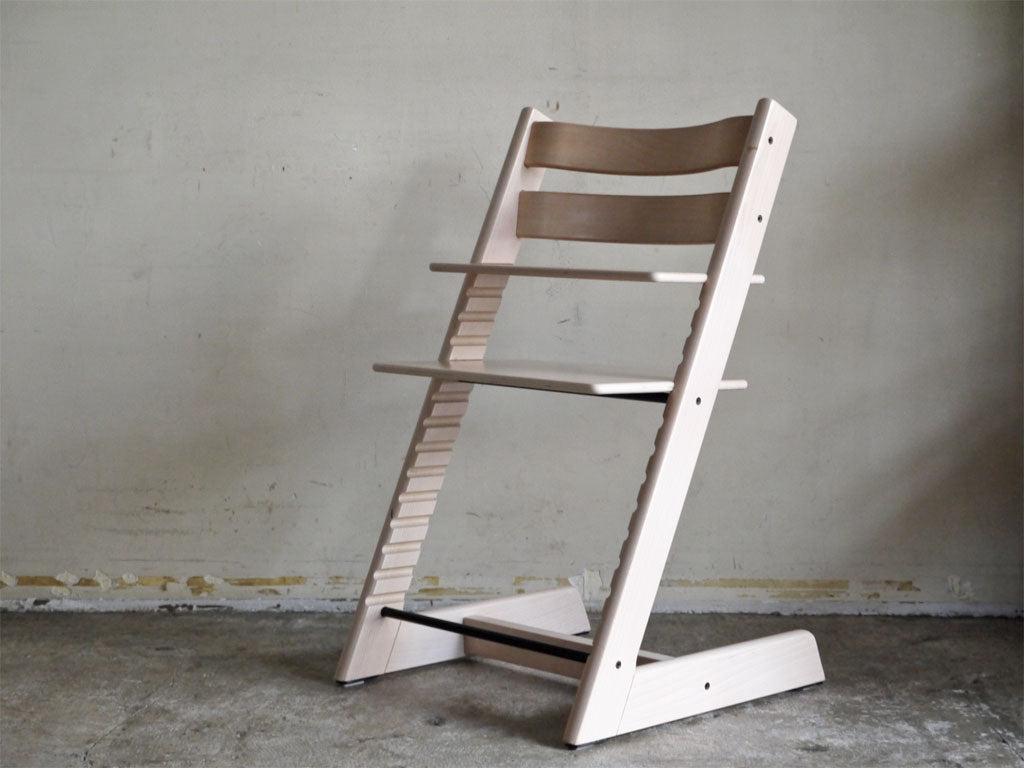 ストッケ STOKKE トリップトラップ TRIPP TRAPP ベビーチェア キッズチェア ホワイトウォッシュ S/Nなし ノルウェー 北欧家具 中古品 買い取りしました。