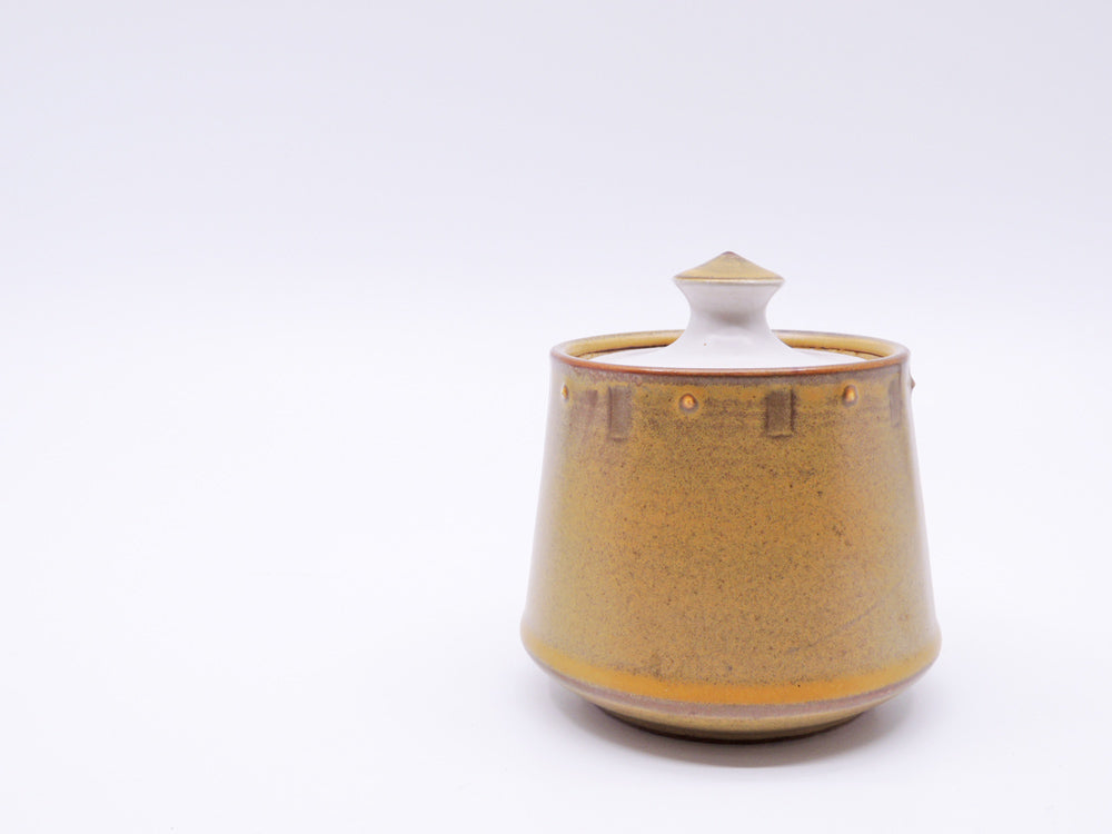カスガ KASUGA ストーンウェア STONE WARE シュガーポット 保存ジャー ジャパンビンテージ Japan Vintage   中古品 買い取りしました。