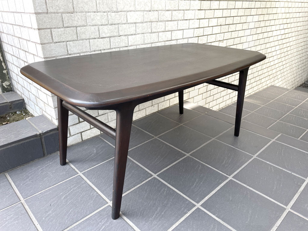 イデー IDEE イキ ローテーブル IKI LOW TABLE オーク材 ダークブラウン 北欧スタイル 中古品 買い取りしました。