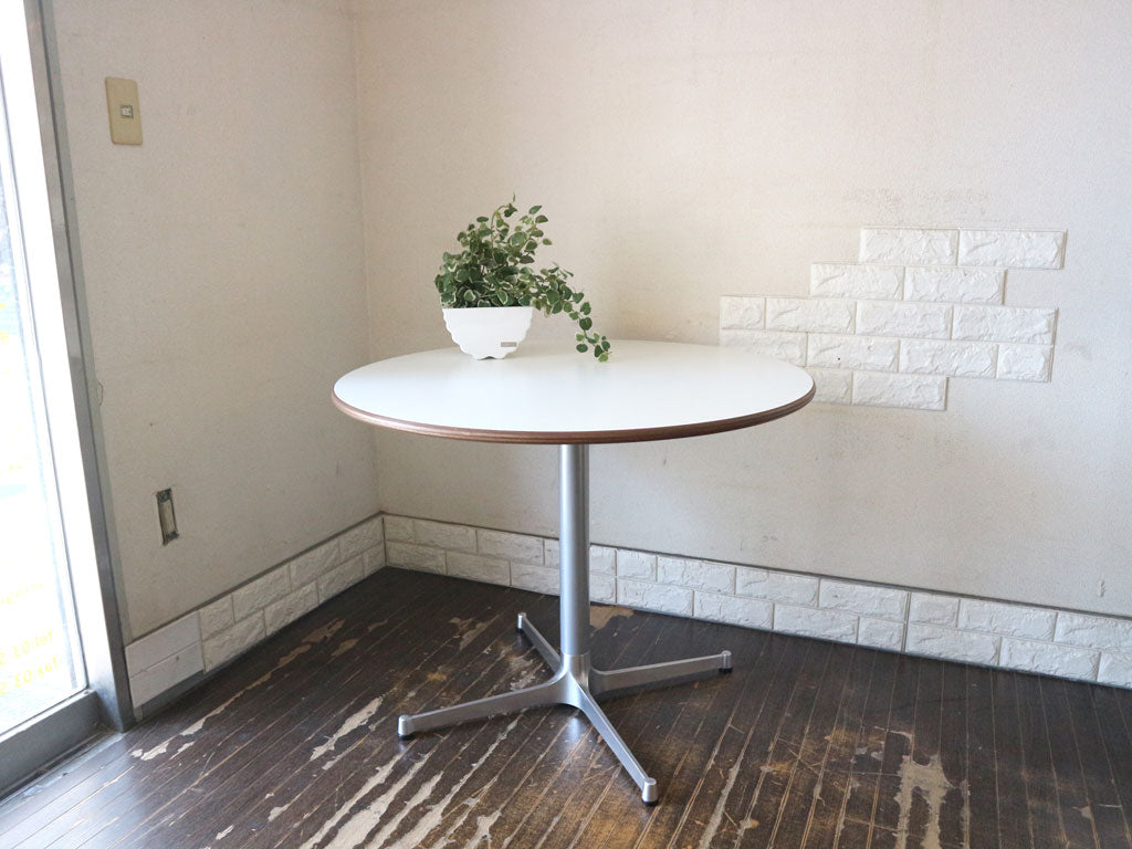 ディーアンドデパートメント D&DEPARTMENT ラワン テーブル ラウンド LAUAN TABLE ROUND・03 ダイニングテーブル ラウンド天板 直径90cm 定価￥99,000- 中古品  買い取りしました。