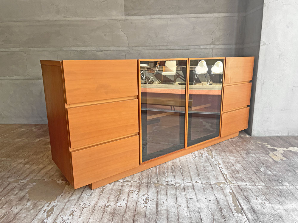 大川家具 AVボード サイドボード チェリー材 W160cm 抽斗6杯 モダンスタイル 中古品 買い取りしました。