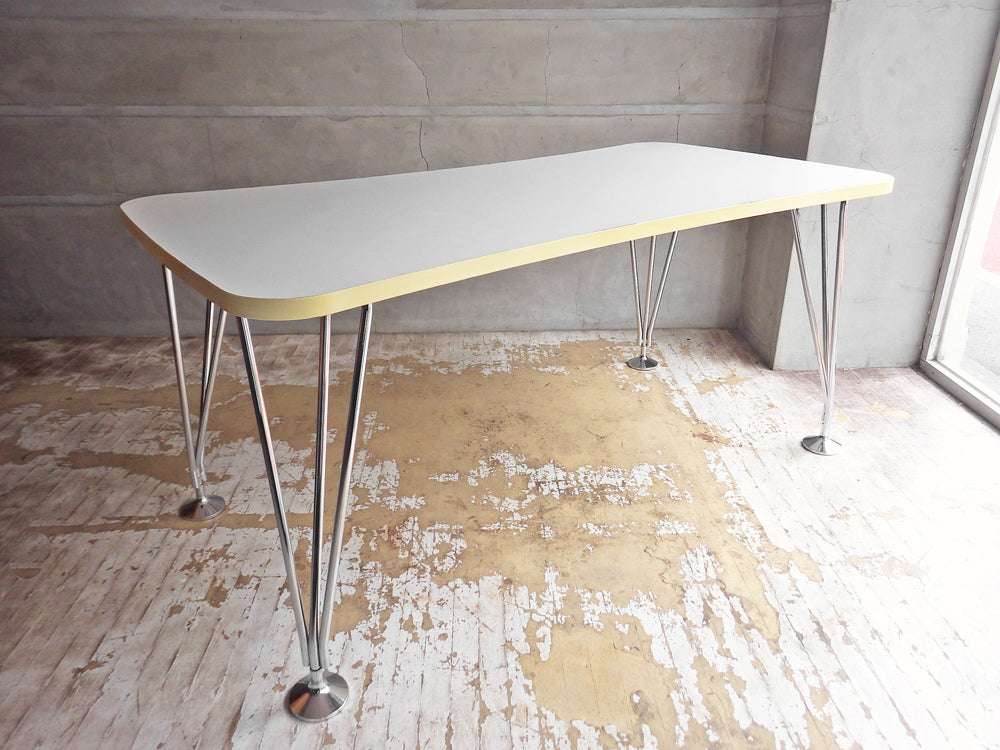 カルテル Kartell マックステーブル MAX TABLE ホワイト ミーティングテーブル W160 フェルーチョ・ラヴィアーニ イタリア 定価162,100円  中古品 買い取りしました。