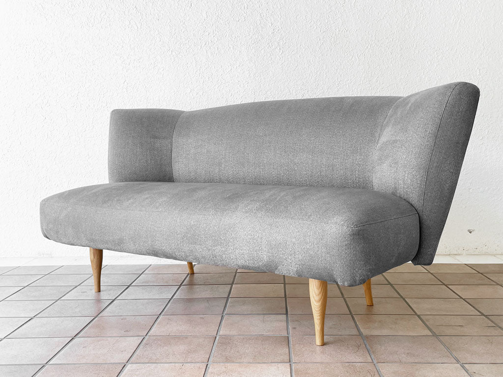 イデー IDEE カイソファ KAI SOFA 2シーター 岡嶌要 グレー 廃番色 オーガニックデザイン 定価￥174,900- 中古品 買い取りしました。