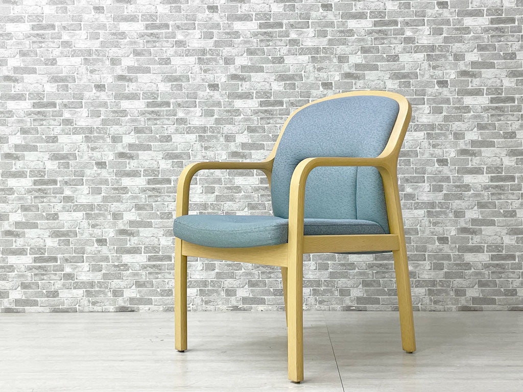 天童木工 Tendo アームチェア T-5344NA-ST ナラ材 剣持勇 剣持デザイン研究所 参考価格 約11万円 2脚 中古品 買い取りしました。