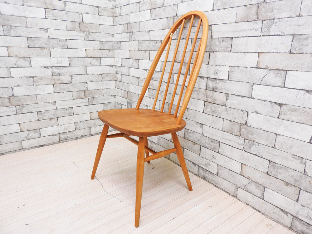 アーコール Ercol クエーカー サイドチェア ダイニングチェア エルム材 UKビンテージ Vintage 英国家具 中古品 買い取りしました。