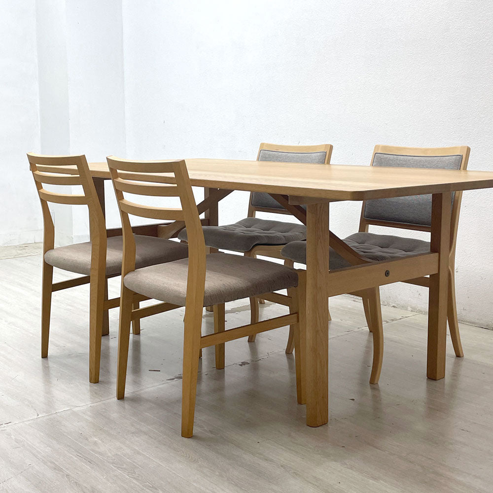 フレデリシア FREDERICIA BM84 Model 6284 ダイニングテーブル オーク無垢材 オイル仕上げ W180cm ボーエ・モーエンセン 北欧家具 ～日本の居住空間に溶け込むボーエ・モーエンセンの家具～