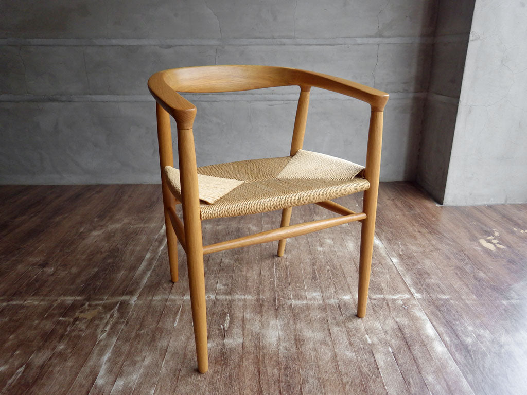 無印良品 MUJI オーク材 ペーパコードアームチェア ダイニングチェア ナチュラル 定価29,900円 中古品 買い取りしました。