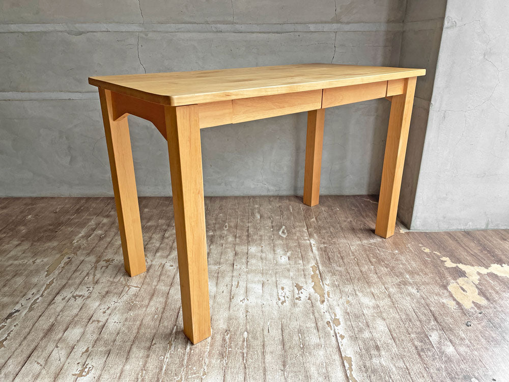 アクタス ACTUS ベベル BEVEL デスク アルダー材 脚カット H66cm 北欧モダン ナチュラルスタイル 現状品 中古品 買い取りしました。