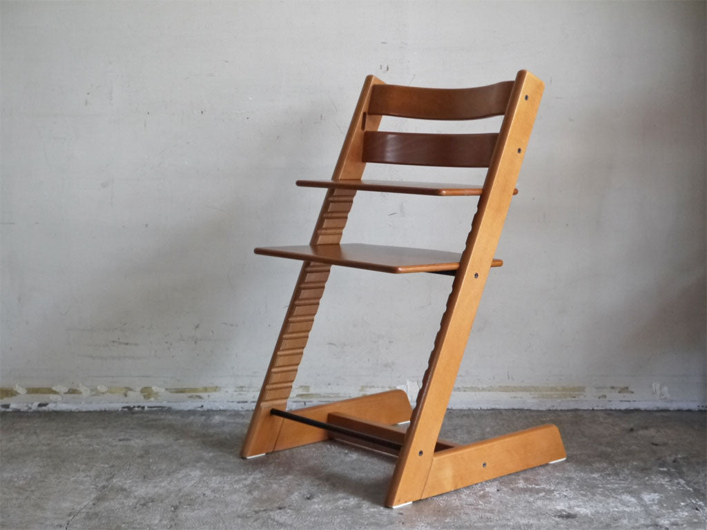 ストッケ STOKKE トリップトラップ TRIPP TRAPP ベビーチェア キッズチェア 木製ガード チェリー S/N3～ ノルウェー 北欧家具 中古品 買い取りしました。