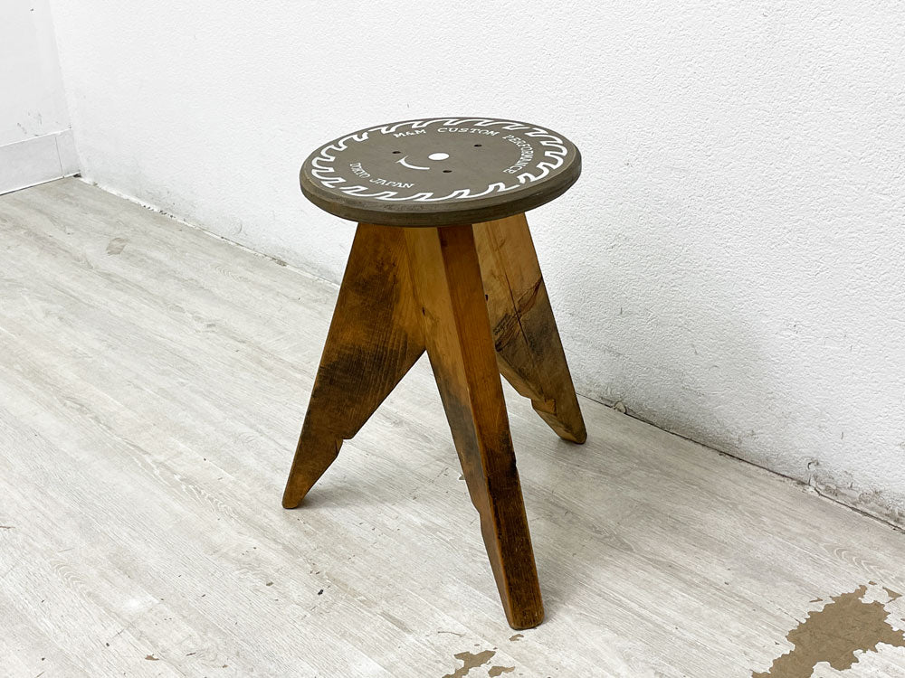 エムアンドエム ファニチャー M&M FURNITURE 丸スツール 小 MARU STOOL S 作業椅子 ナチュラル チェア 中古品 買い取りしました。