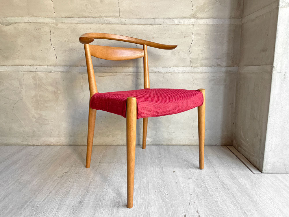 日進木工 NISSIN ホワイトウッドシリーズ WHITE WOOD WOC-132 オーク カバーリング レッド グレー 替えカバー付き 合計定価\72,600- 中古品 買い取りしました。