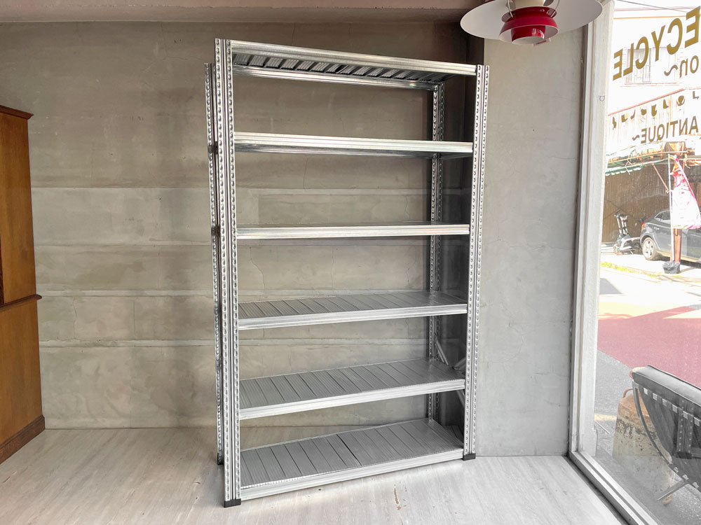 メタルシステム METALSISTEM SUPER123 スチールシェルフ TIER STEEL SHELF Ｗ127×Ｄ40×Ｈ197 6段 定価￥59,200- 中古品 買い取りしました。