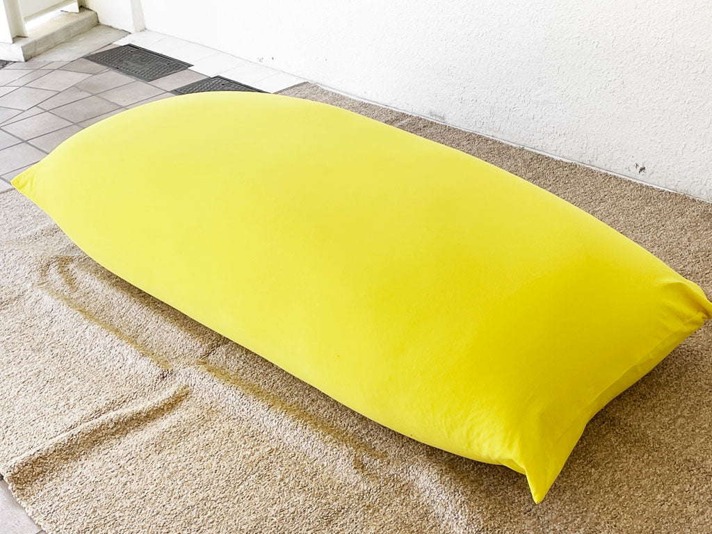 ヨギボー yogibo マックス MAX プレミアム Premium ビーズクッション ソファ イエロー 未使用カバー付き 中古品 買い取りしました。