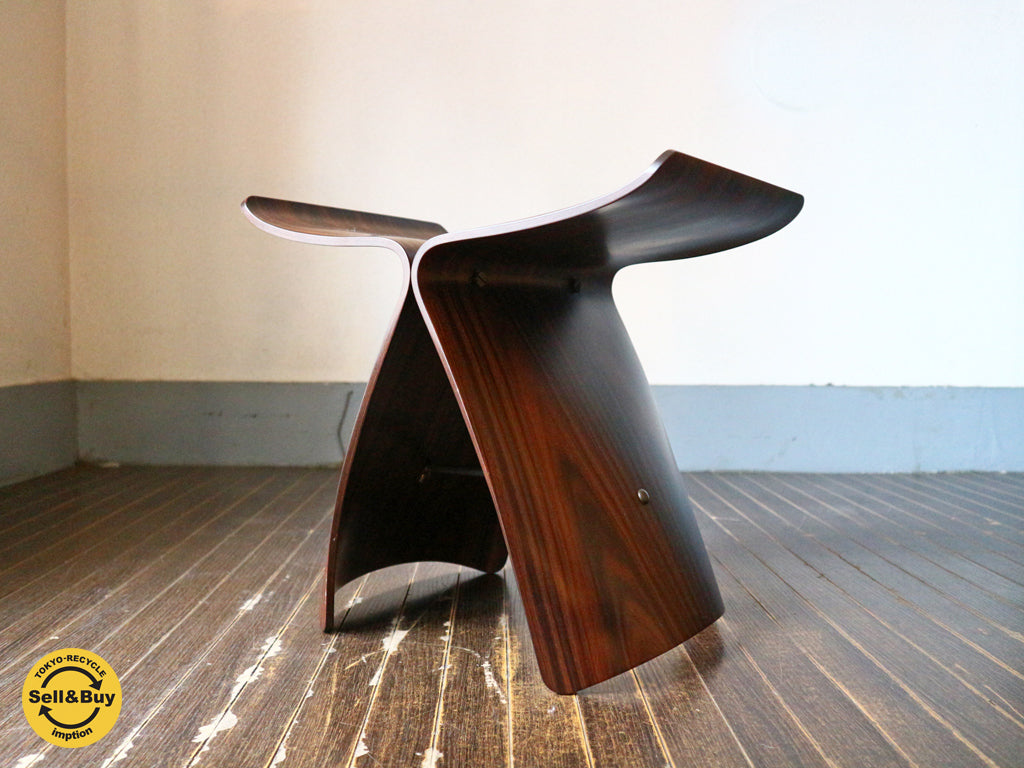 天童木工 Tendo バタフライスツール ローズウッド 柳 宗理 スツール   買い取りしました。経堂店 出張買取もお任せ下さい。